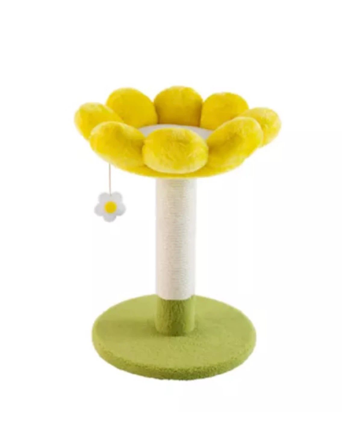 Yellow Flower Cat Scratcher Post