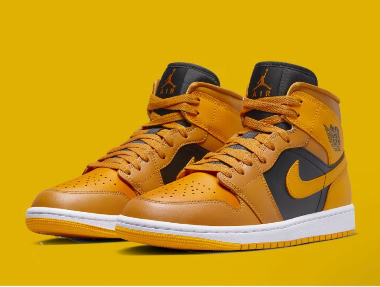 Air Jordan 1 Mid SE 'golden  Black'