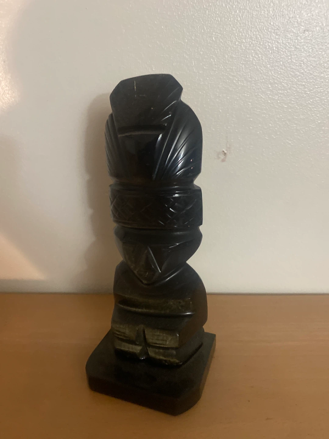 Carved Stone Tiki Figurine