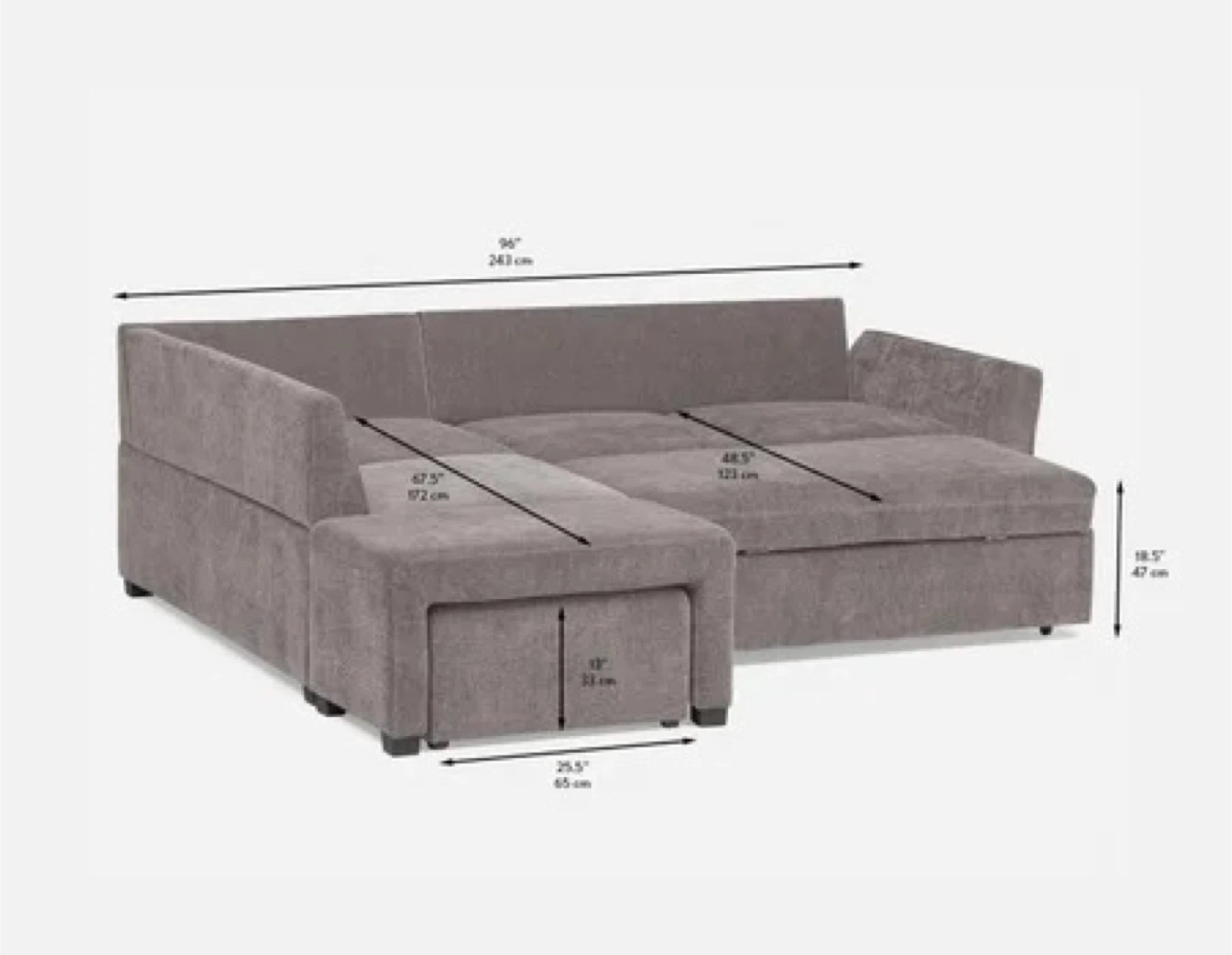 Minnesota sofa bed structube - photo 4