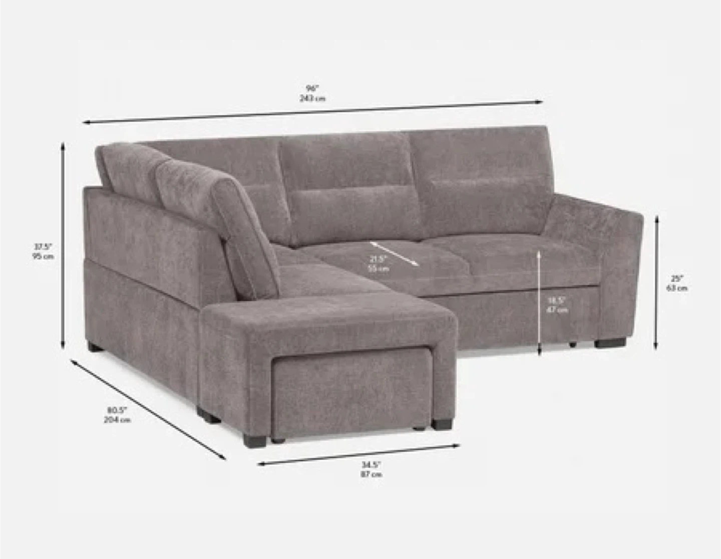 Minnesota sofa bed structube - photo 3