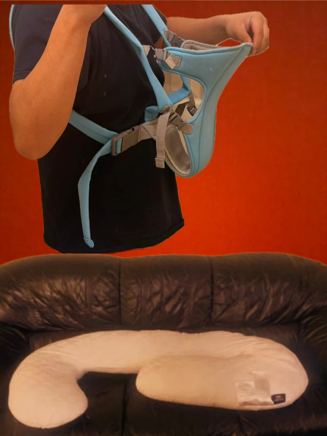 2 Pieces-Baby body carrier and Pregnancy Pillow
