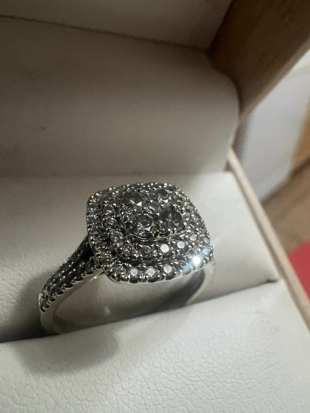Michael Hill 10K White Gold Diamond Ring