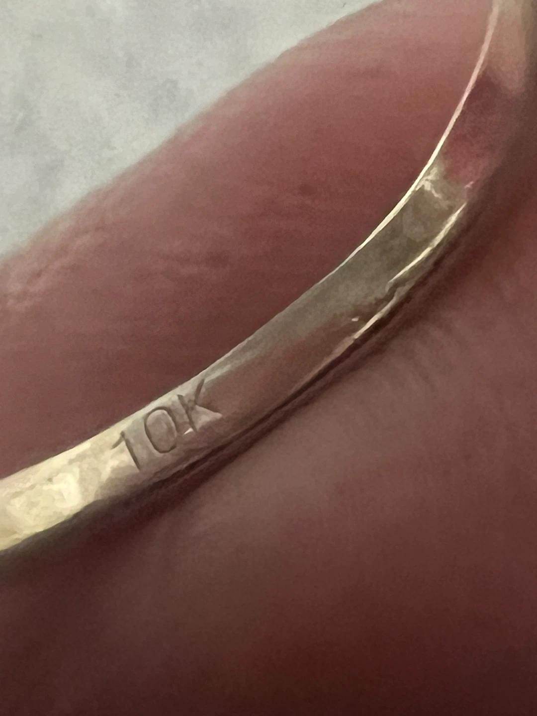 10K White Gold Diamond Engagement Ring - photo 2