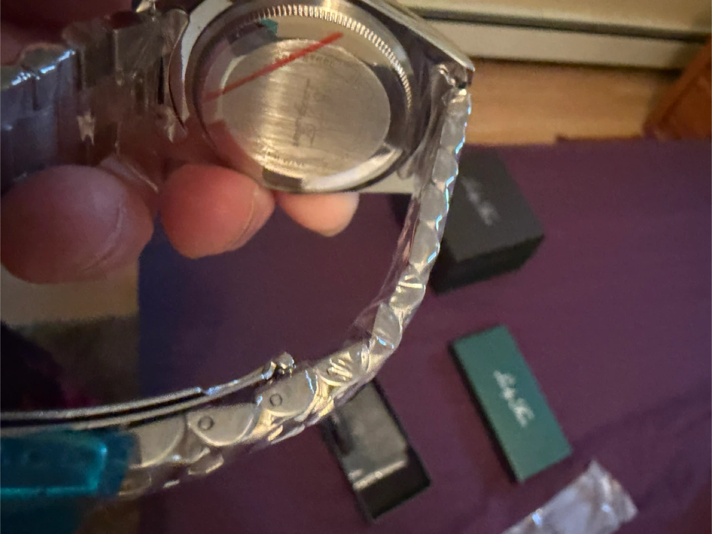 Lucky T L.T. Silver Tone Watch with Box - photo 5