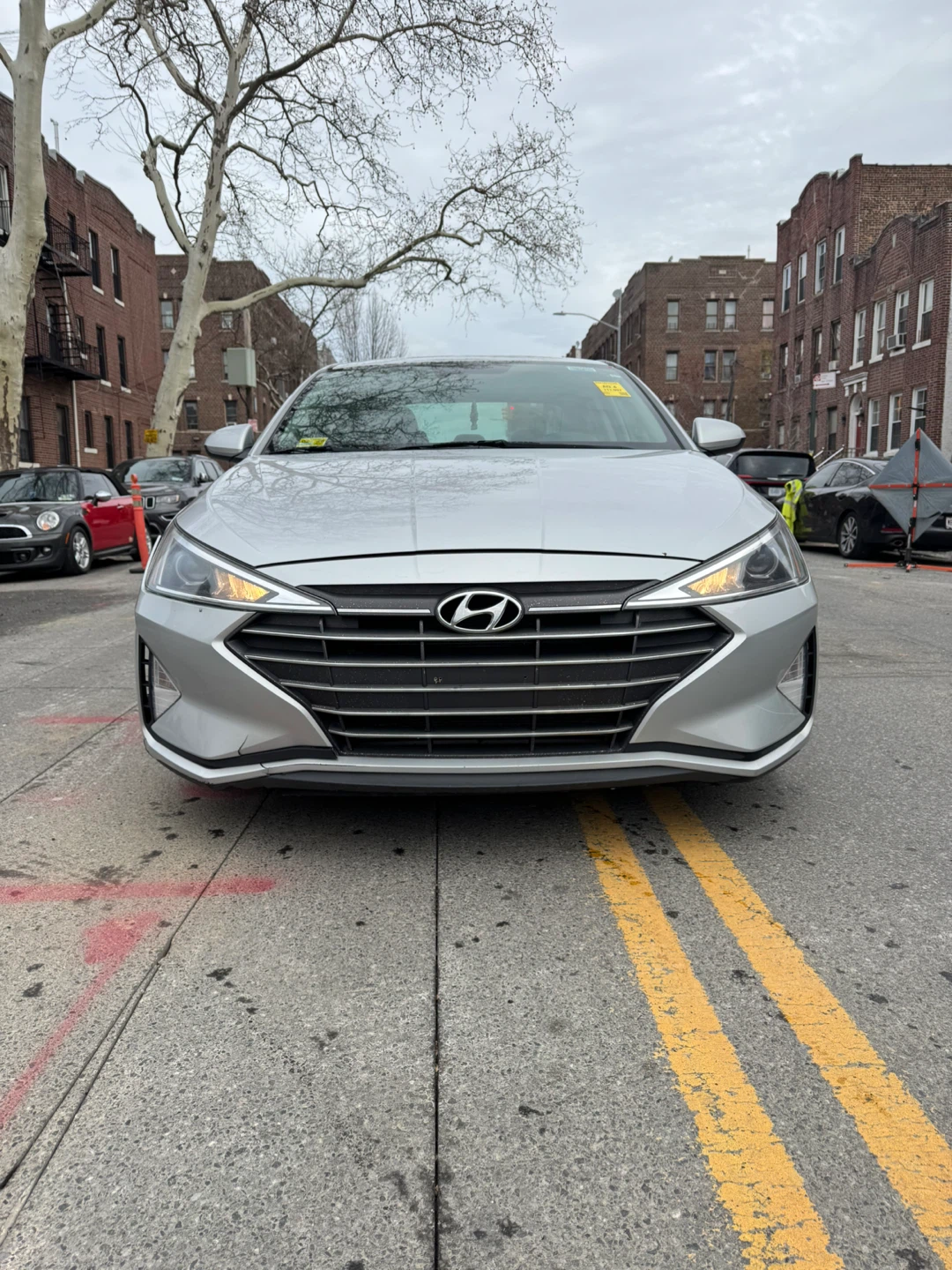 Silver Hyundai Elantra Sedan
