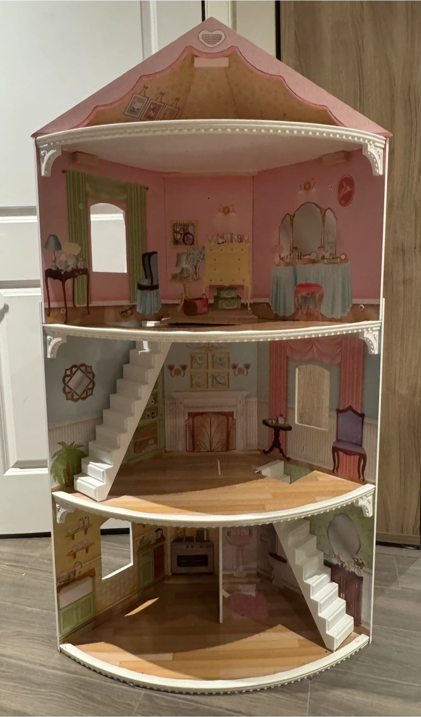 Unique Three-story Dollhouse