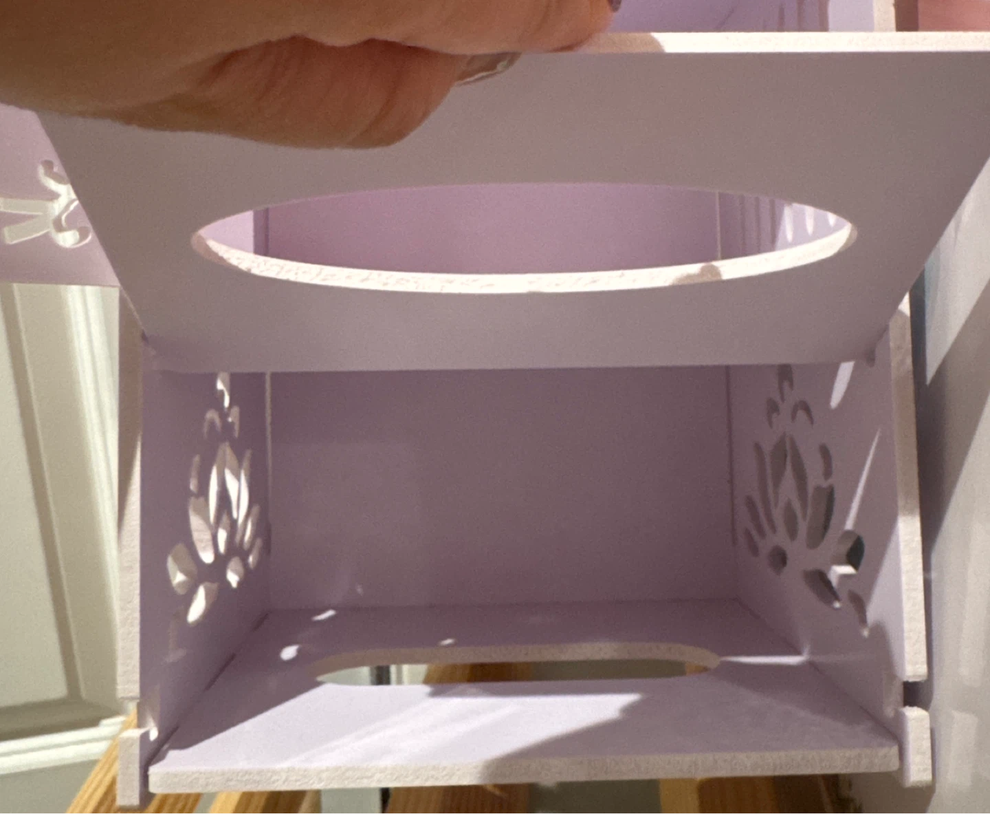 Lavender Two-Tiered Storage Organizer with Drawer - photo 3