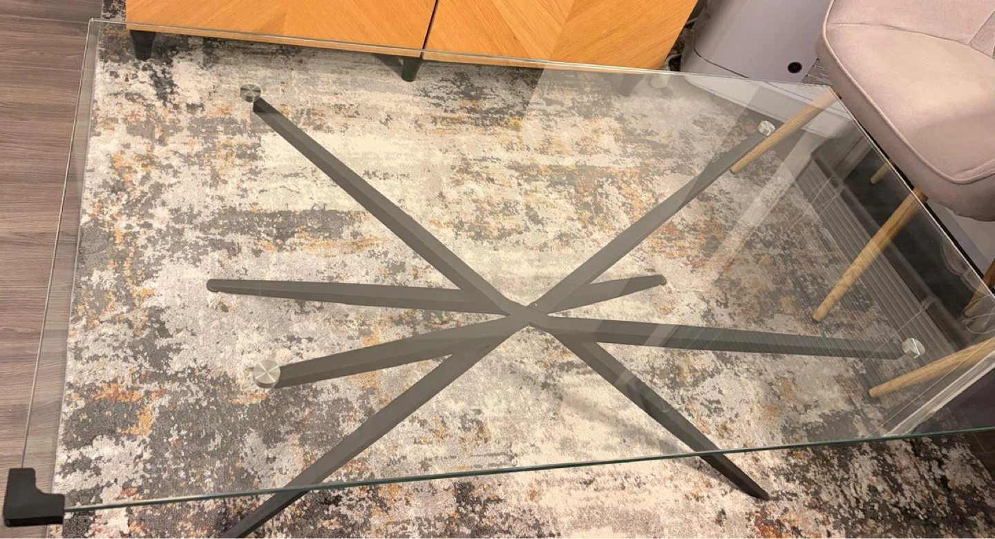 Glass Top Coffee Table - photo 3