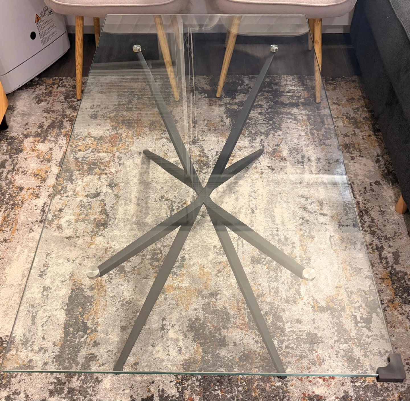 Glass Top Coffee Table - photo 2