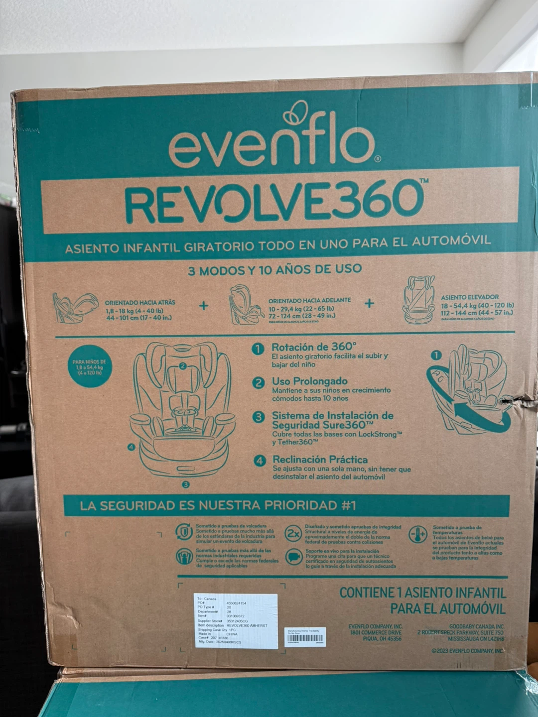Evenflo Revolve360 Rotational Car Seat - BNIB - photo 2