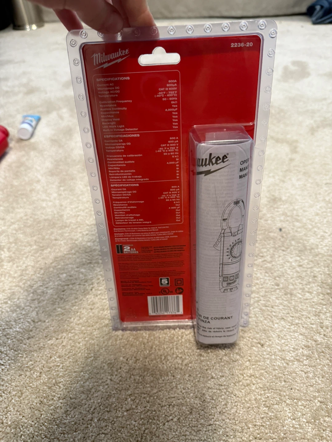 Milwaukee 600A AC Clamp Meter for HVAC/R - BNIB - photo 2