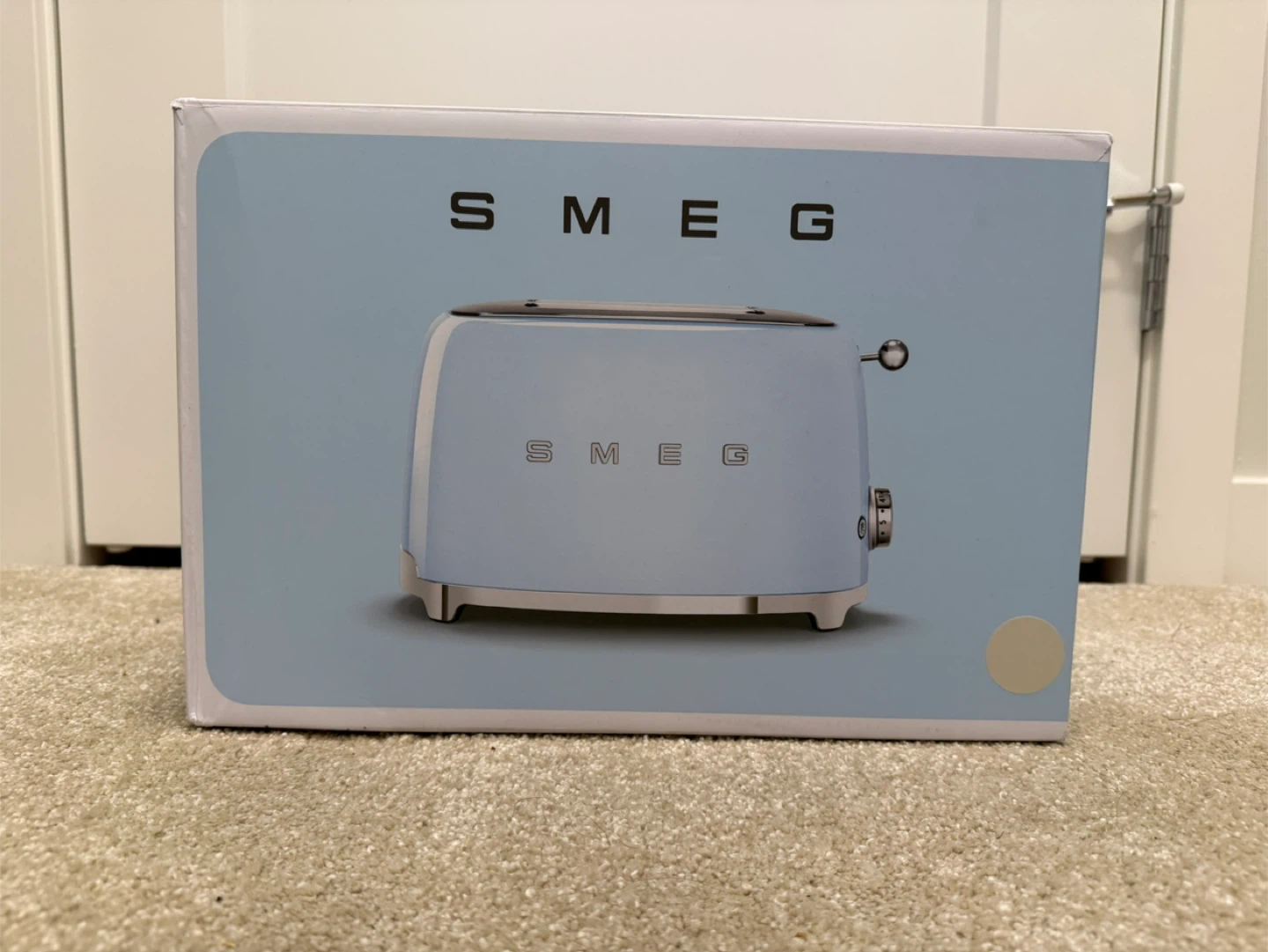 Smeg 2 Slice Toaster - Cream or Pastel Blue - BNIB