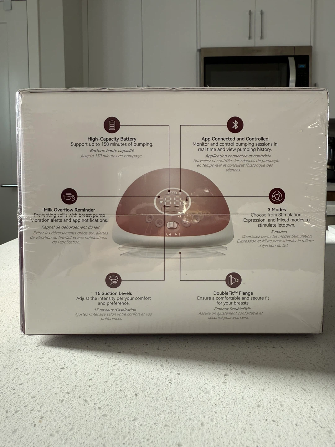 Momcozy Mobile Flow Wearable Breast Pumps (2 Pumps) BNIB - photo 5