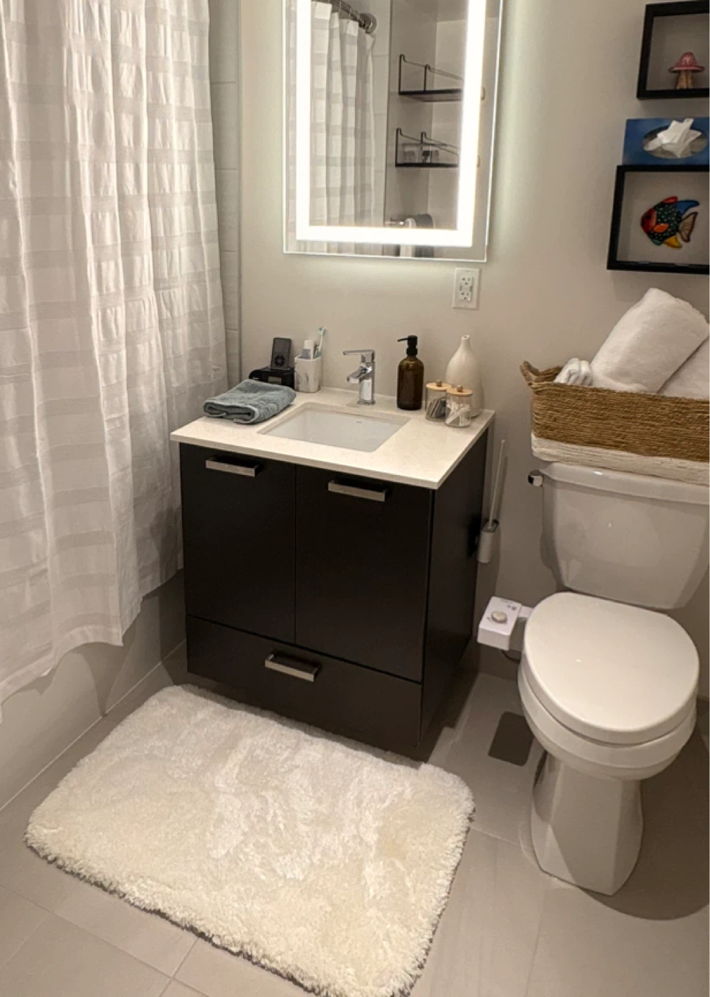 Bathroom Vanity with Sink and Faucet