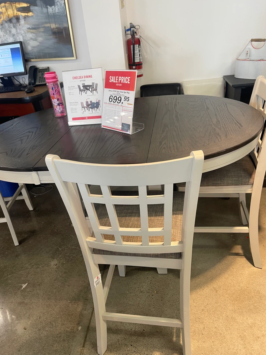 Chelsea Dining Round Dining Set with 4 Chairs