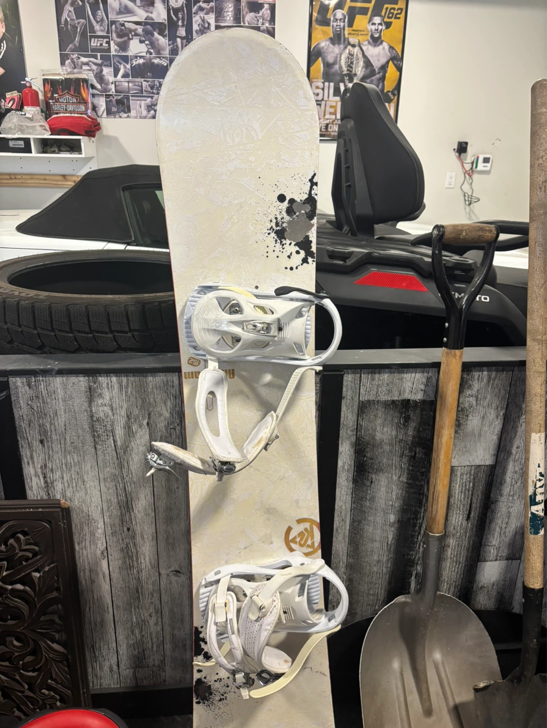 Snowboard with Bindings