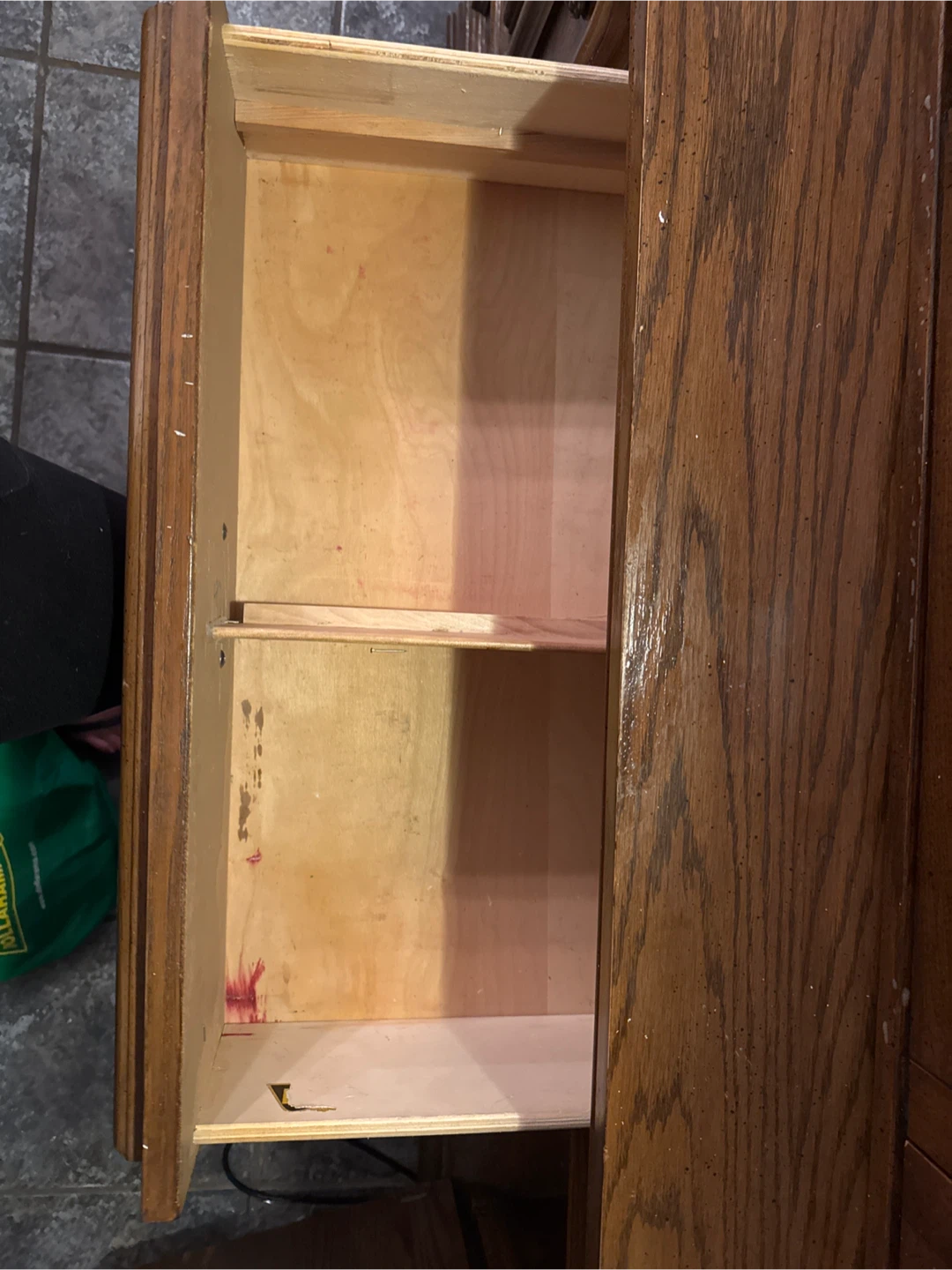 Solid Wood China Cabinet with Drawers - photo 5