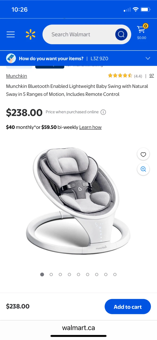 Munchkin Bluetooth Enabled Baby Swing - photo 2