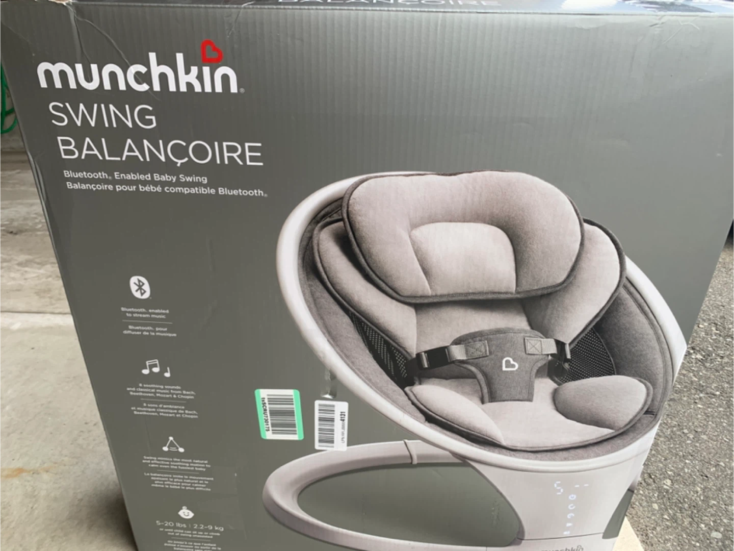 Munchkin Bluetooth Enabled Baby Swing - photo 5