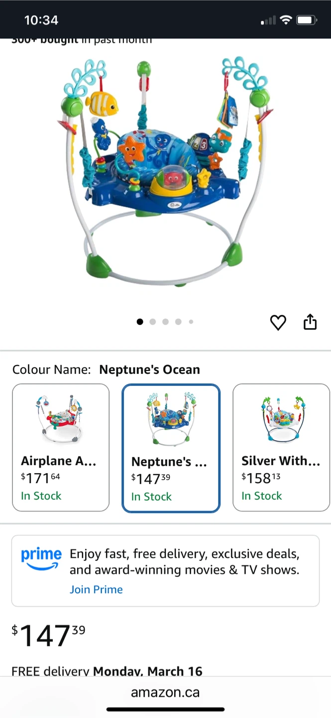 Baby Einstein Neptune's Ocean Discovery Jumper - photo 3