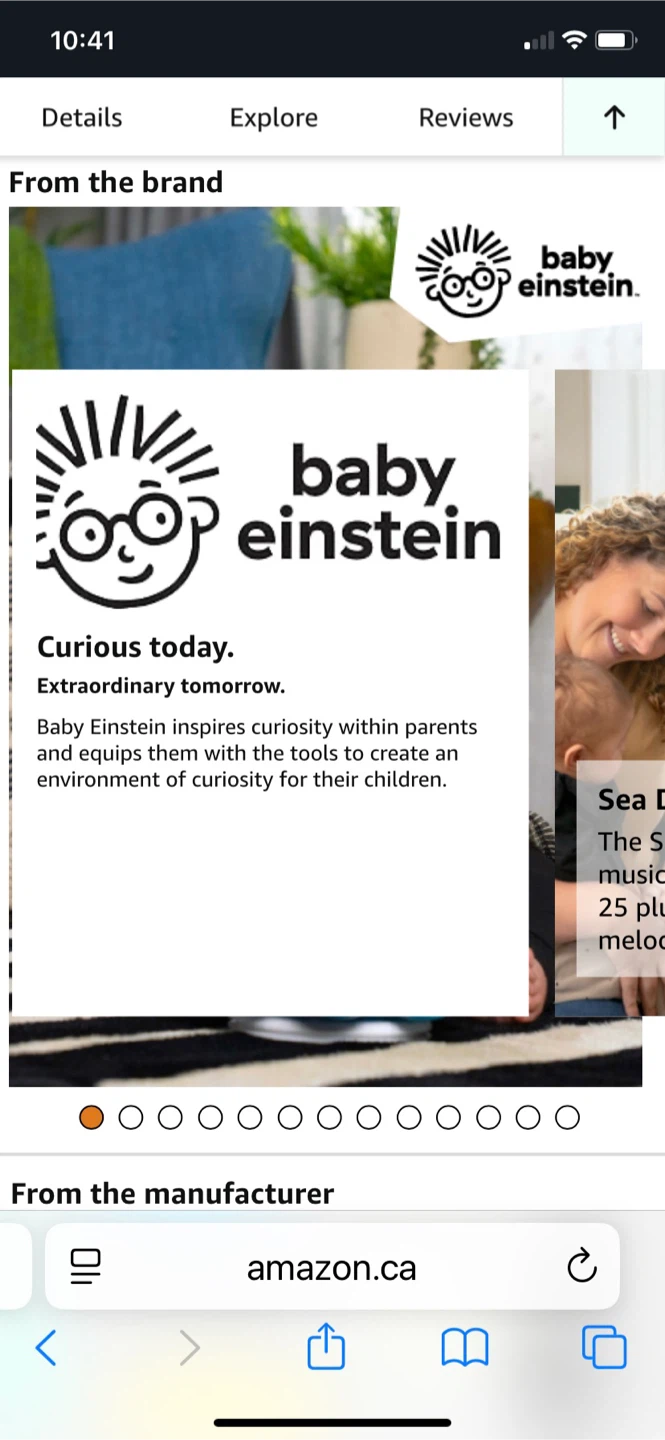Baby Einstein Neptune's Ocean Discovery Jumper - photo 4