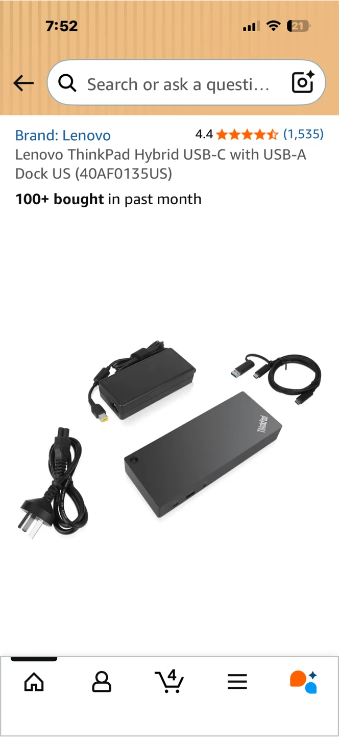 Lenovo ThinkPad Hybrid USB-C Dock - photo 4