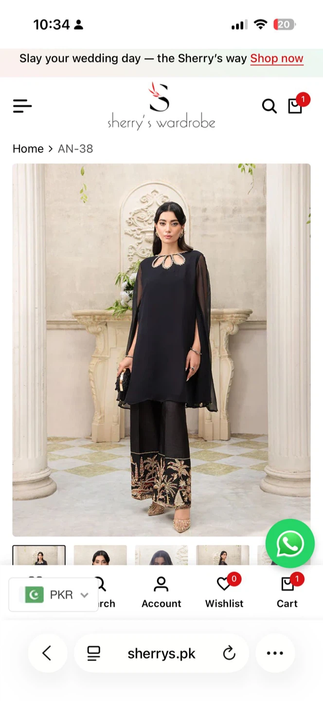 Sherry's Wardrobe Black Embellished Cape Dress