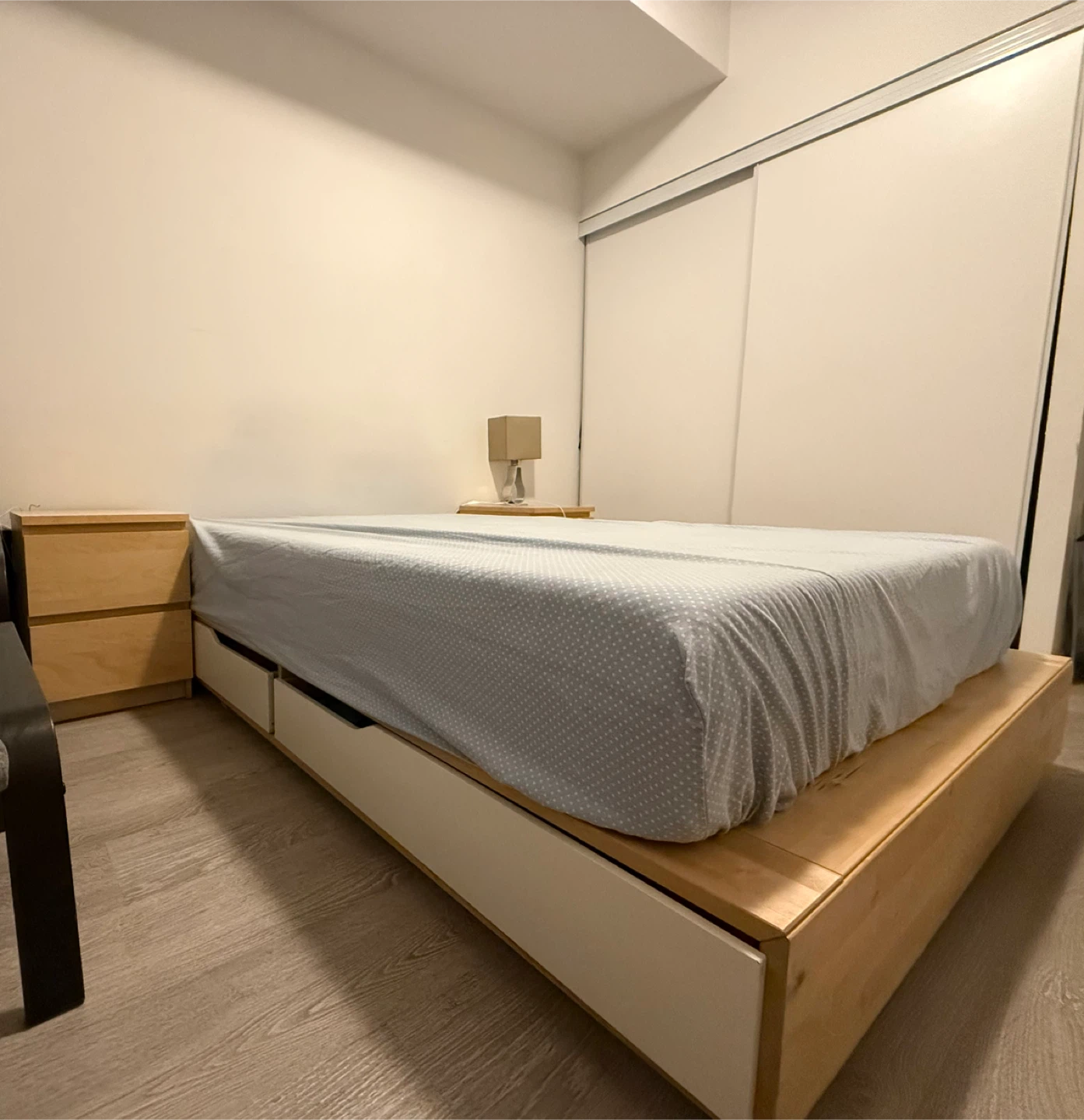 Queen Bed Frame with Storage Drawers - photo 5