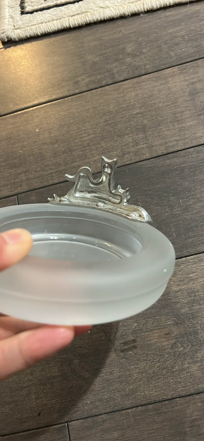 Pewter Cat Dish - photo 2