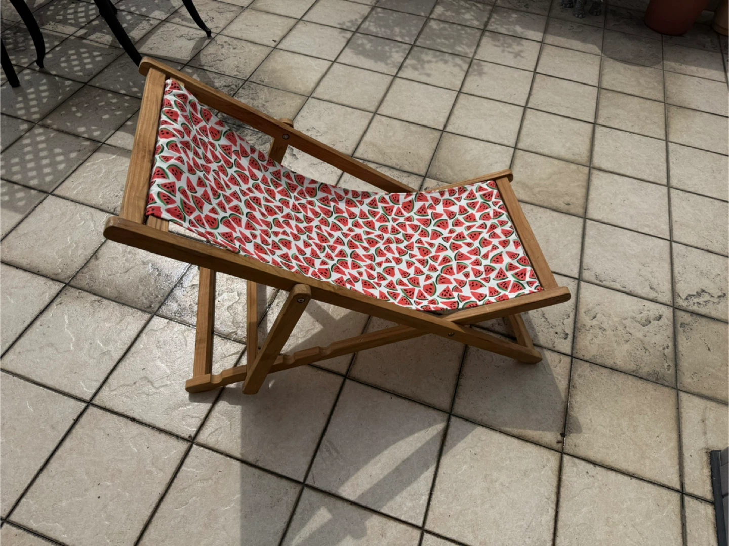 Anthropologie Teak Beach Chair - photo 2
