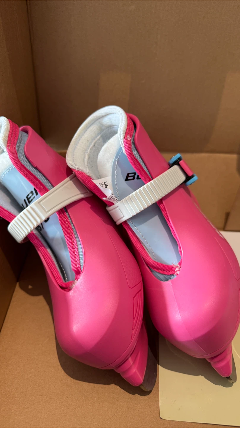 Bauer Lil' Angel Girls Ice Skates Size 8 - photo 2