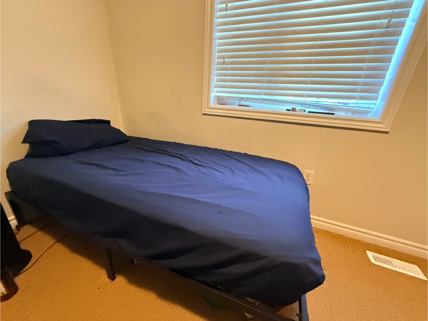Twin Bed Frame with Mattress