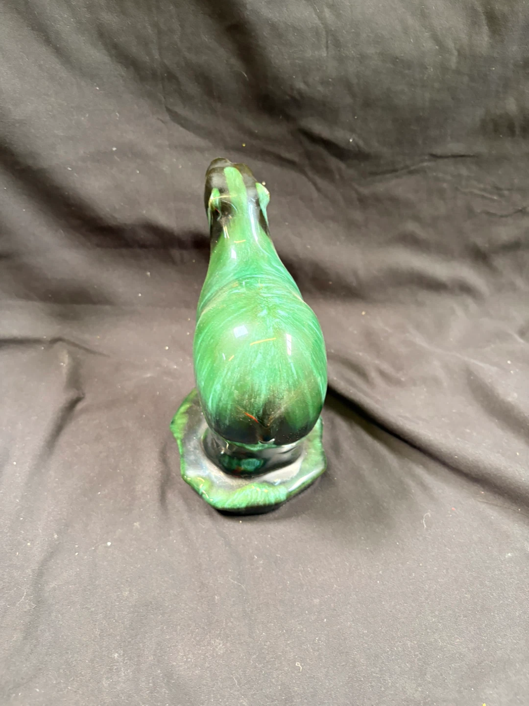 Green Ceramic Bear Figurine - photo 4