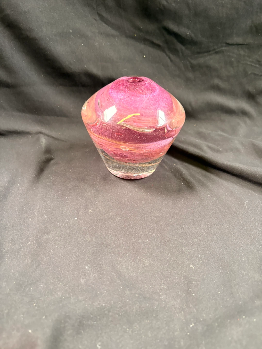 Hand Blown Glass Art Vase