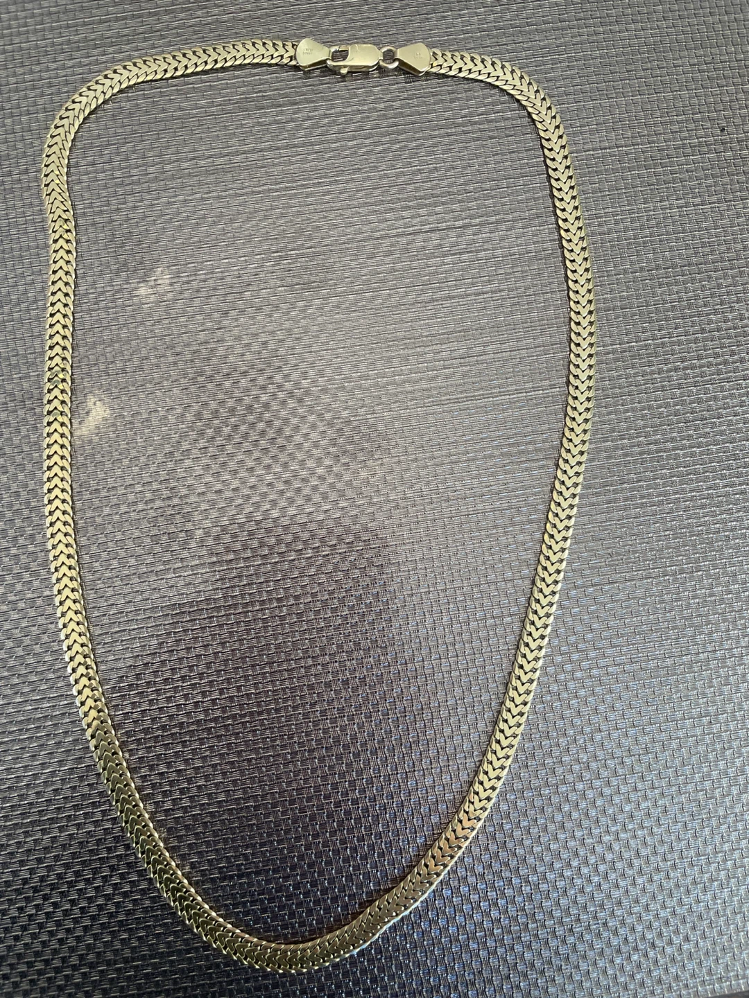 14k yellow gold men’s necklace 22” long