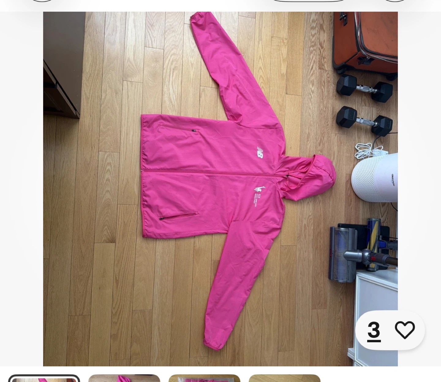 New Balance TCS New York City Marathon Pink Jacket Size L - photo 5