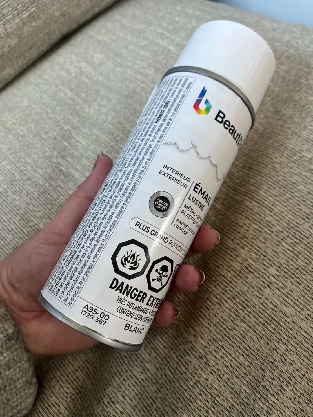NEW BeautiTone White Enamel Spray Paint - Gloss - photo 2