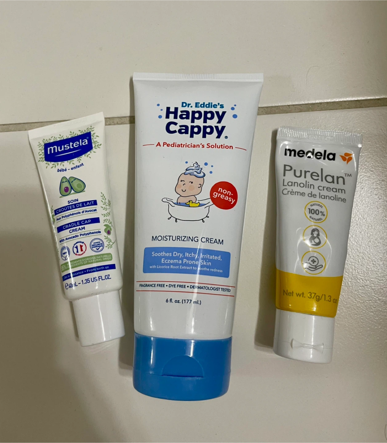 Baby Skincare Bundle-Cradle Cap Cream, Purelan&Cream