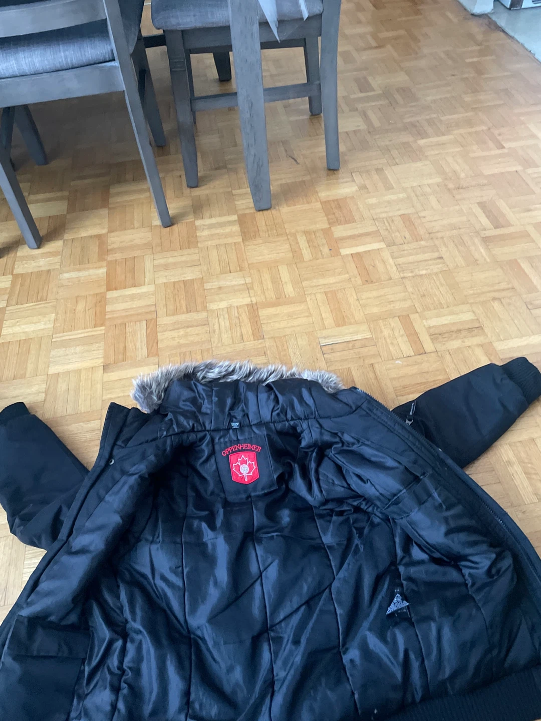 Canada gear Black Down Parka with Fur Hood - photo 3