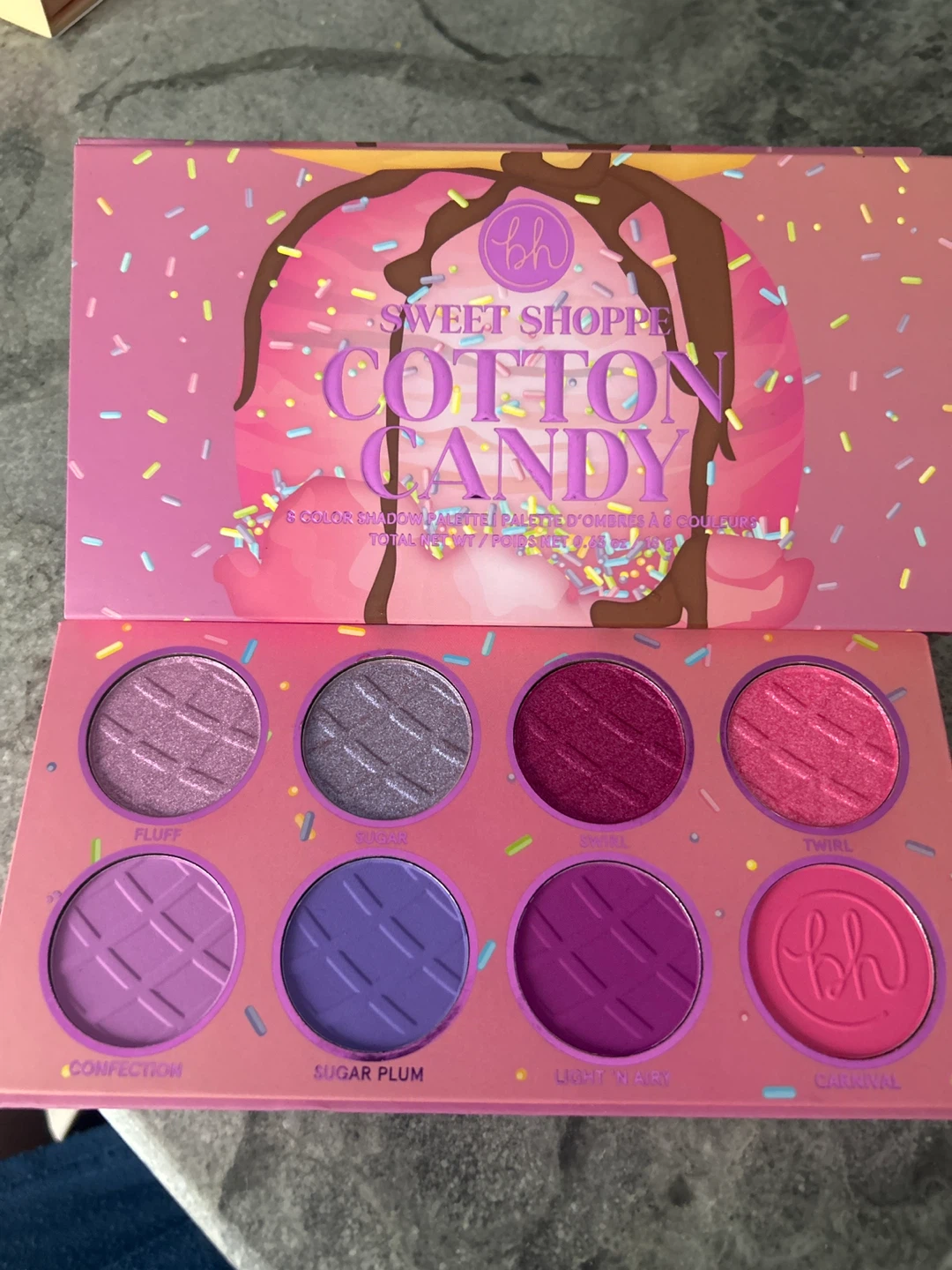 BH Cosmetics Cotton Candy 8 Color Eyeshadow Palette