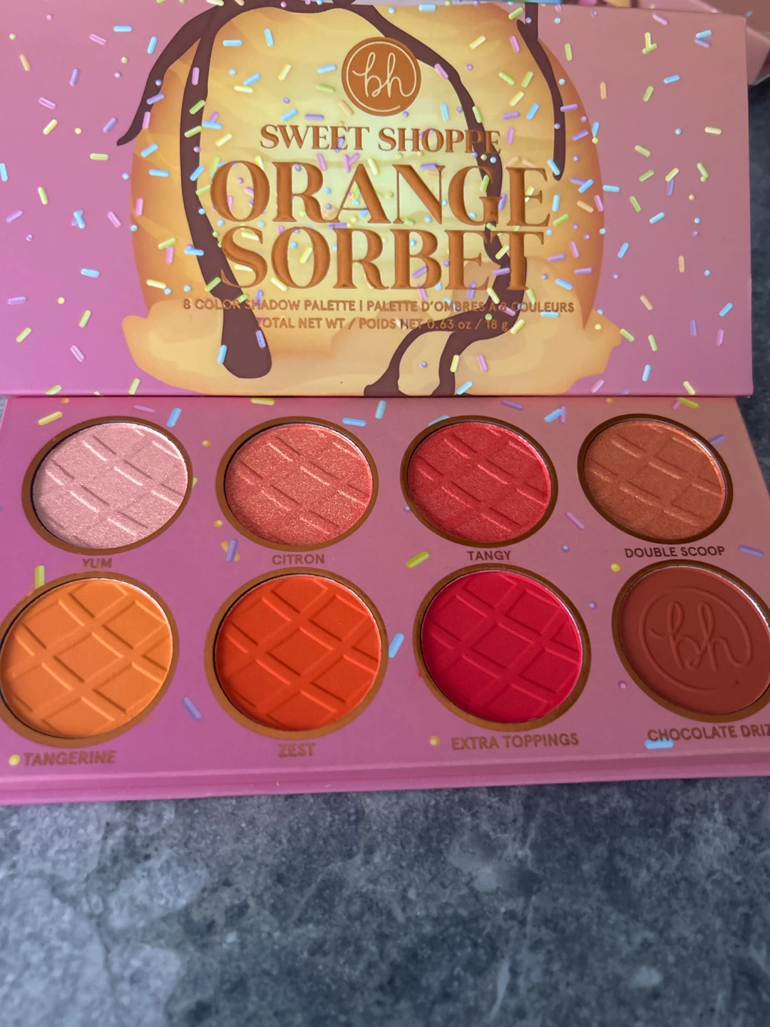 BH Cosmetics Sweet Shoppe Orange Sorbet  Eyeshadow