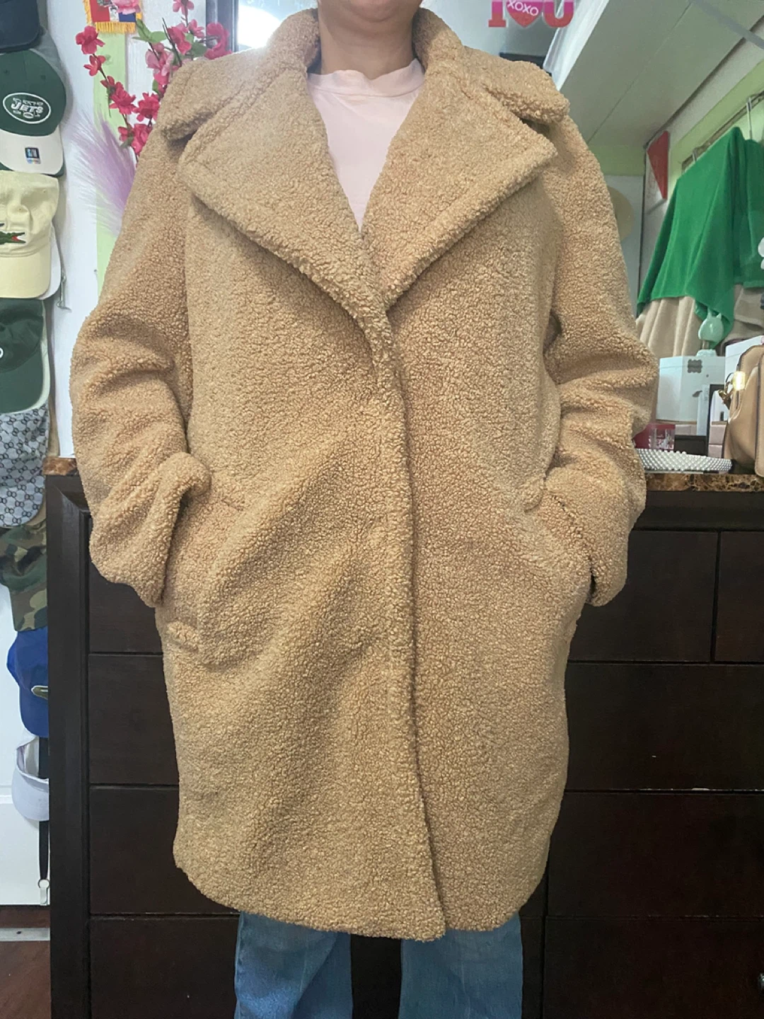 Tan Teddy Bear Coat