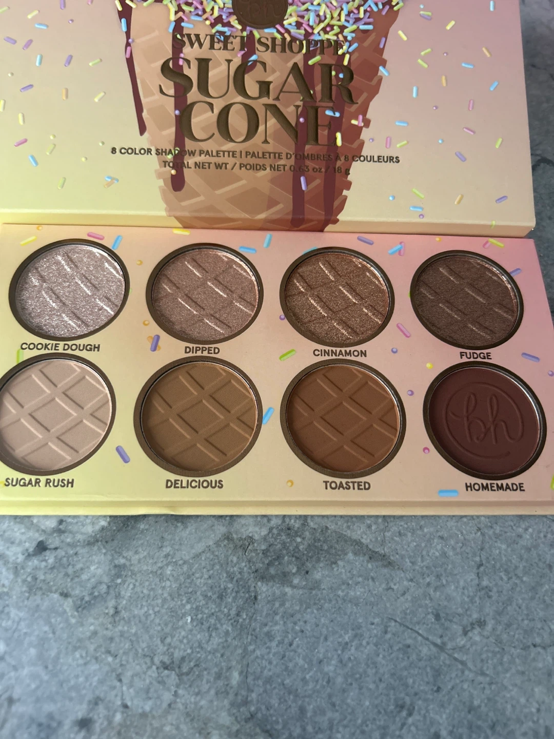 BH Cosmetics Sugar Cone 8 Color Shadow Palette