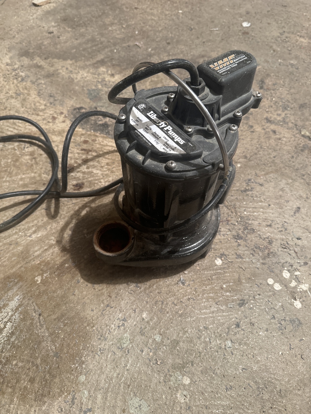 Liberty Pumps Submersible Sump Pump with VMF Switch