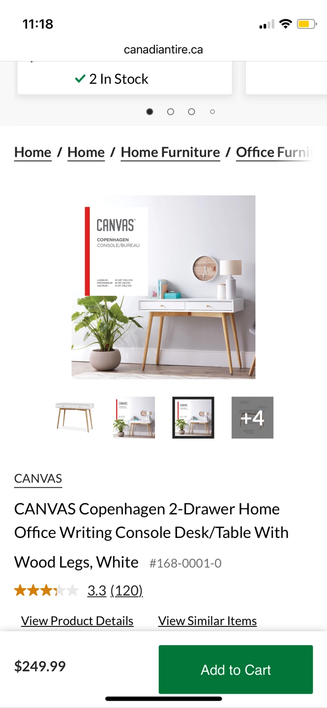 CANVAS Copenhagen 2-Drawer Home