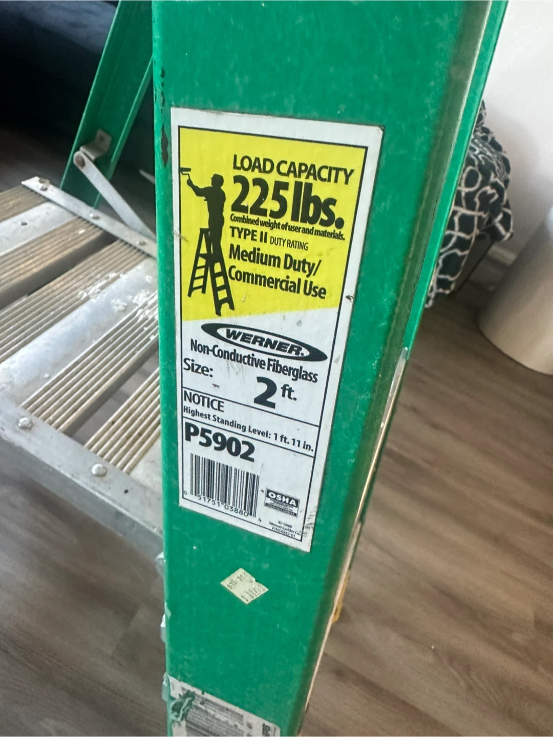 Werner 2 ft. Fiberglass Step Ladder