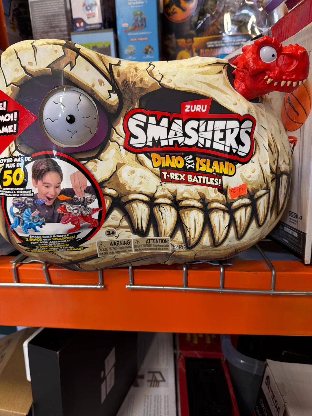 ZURU Smashers Dino Island T-Rex Battles Toy