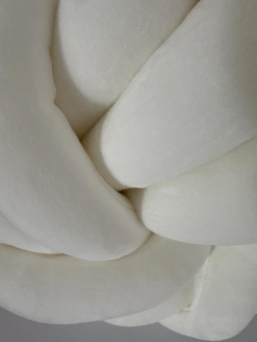 White Knotted Ball Throw Pillow - photo 5