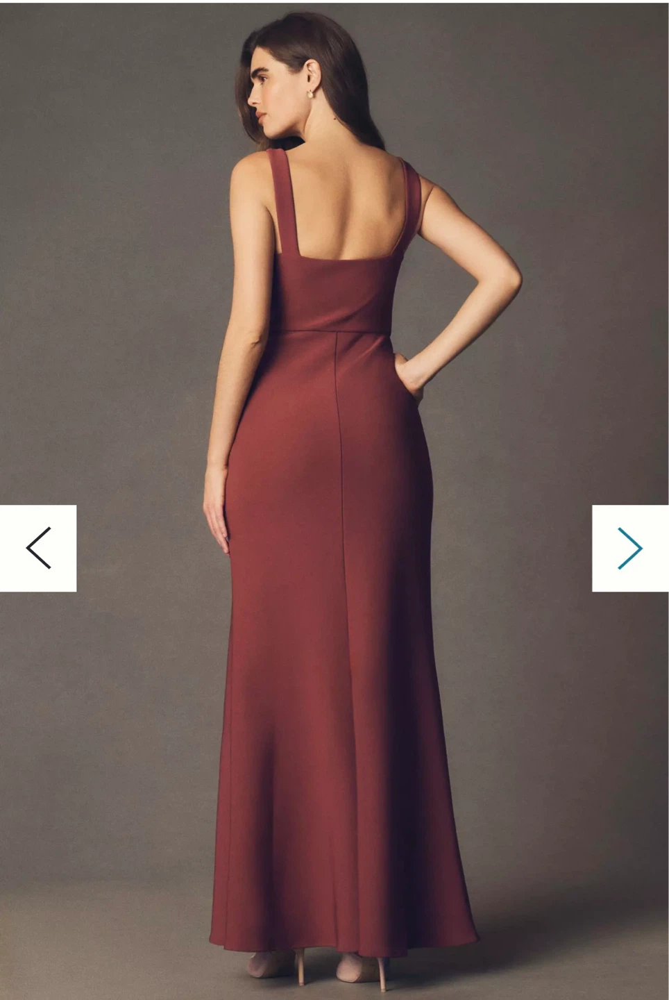Anthropologie Blake Square-Neck Stretch Crepe Maxi Dress - NEW! - photo 2